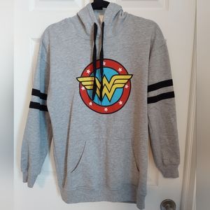 Grey Wonder Woman oversized hoodie